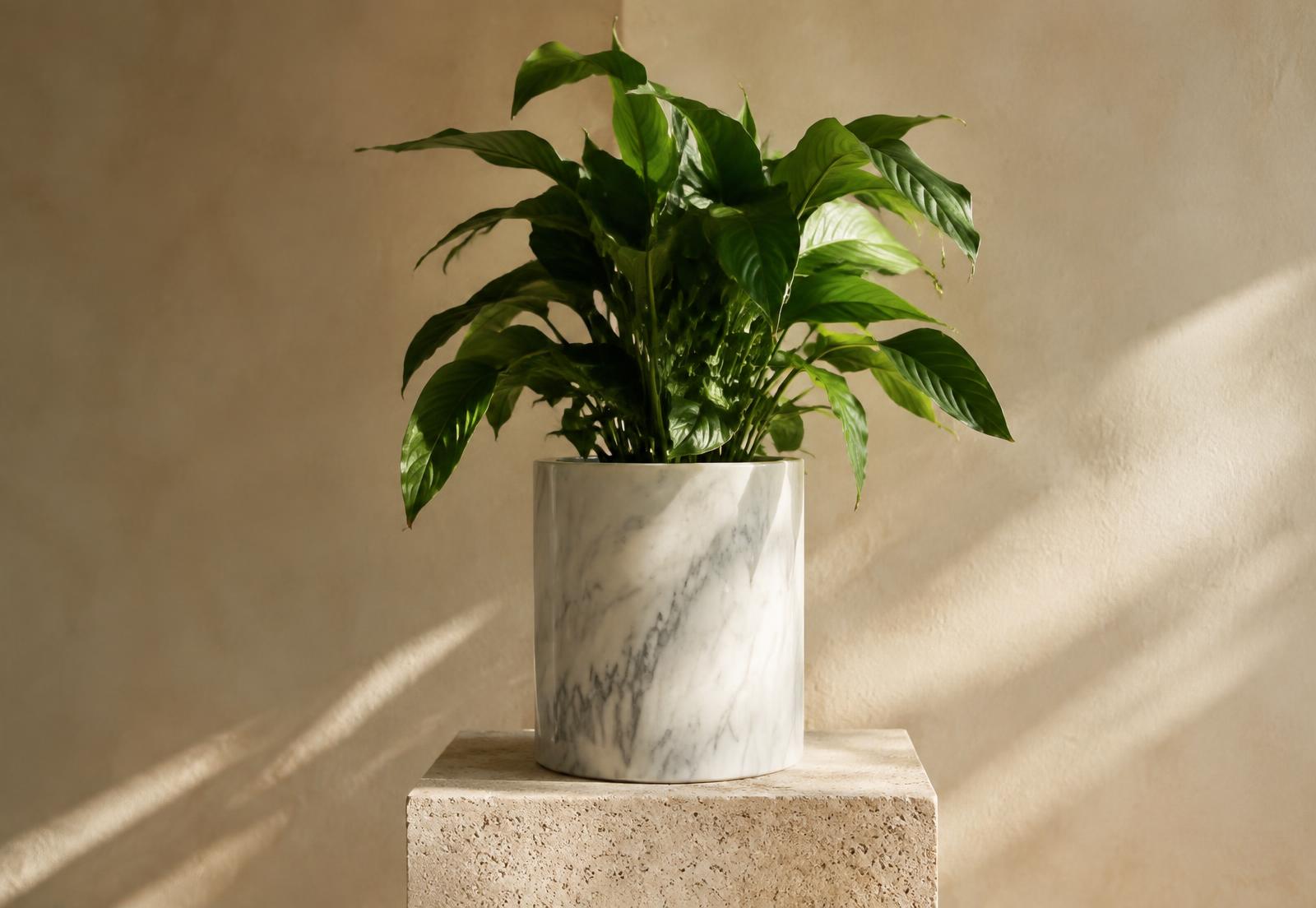 CARRABEL Italian marble vase as a luxury home gift